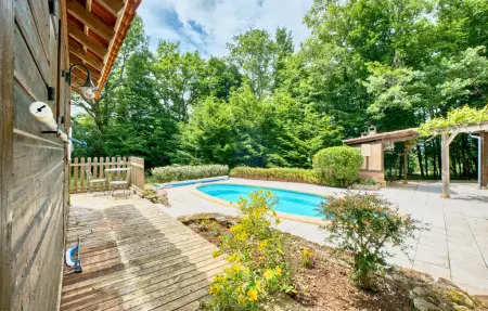 Maison pierre Périgord Noir, piscine privée, 5 pers. : photo 8