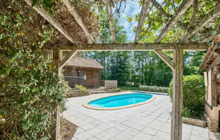 Maison pierre Périgord Noir, piscine privée, 5 pers. : photo 12