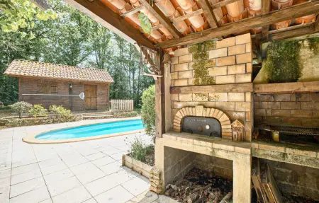 Maison pierre Périgord Noir, piscine privée, 5 pers. : photo 13