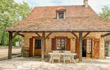Maison pierre Périgord Noir, piscine privée, 5 pers. : photo 15