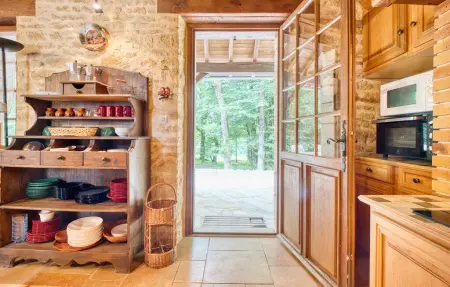 Maison pierre Périgord Noir, piscine privée, 5 pers. : photo 22