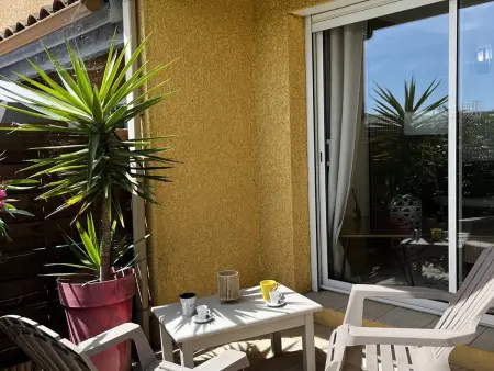 Location appartement à Canet en Roussillon, Pavillon T3 climatisé avec terrasse et parking privé à Canet-en-Roussillon