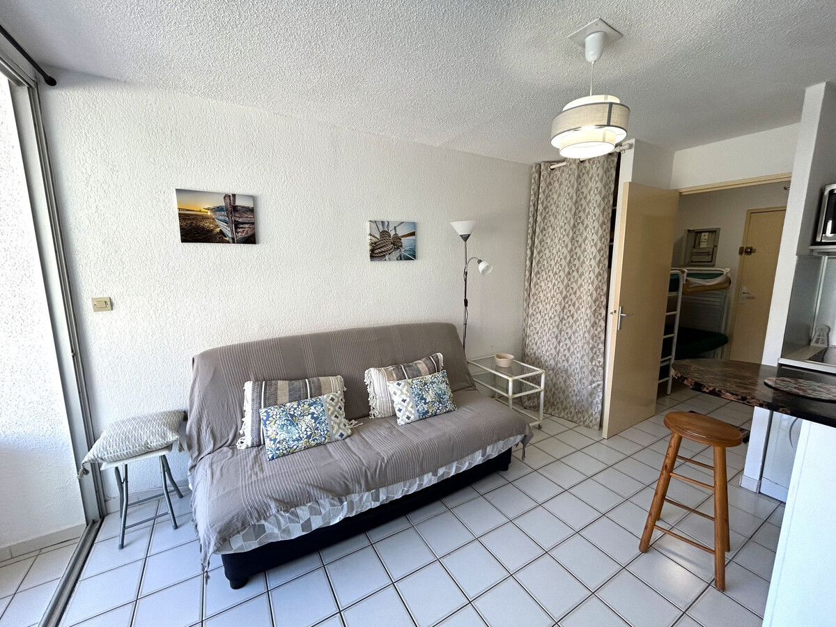Studio cabine 4 pers. à 200m de plage, parking privé - Photo 5