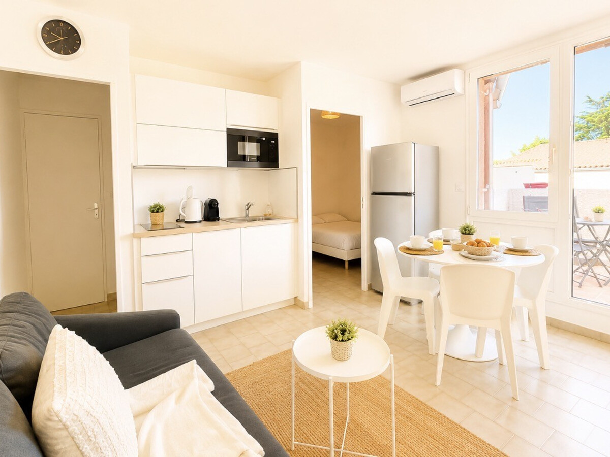 Appartement 26 m² climatisé, 500 m plage, parking Sète - Photo 2