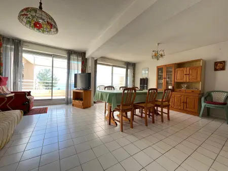 Appartement 80m² climatisé, piscine et vue mer à Sète : photo 5