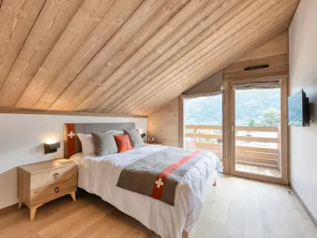 Chalet familial 5 chambres, proche ski, vue Mont-Blanc, parking et WiFi - Photo 5