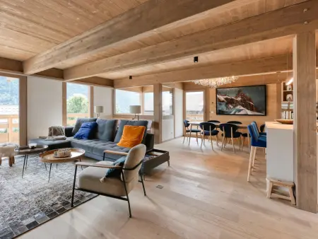 Chalet familial 5 chambres, proche ski, vue Mont-Blanc, parking et WiFi - Photo 12