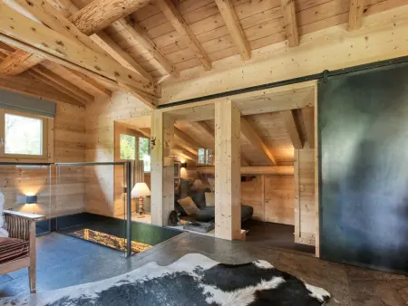 Chalet 8 pers. Saint-Gervais : pistes à deux pas, jardin et ski room : photo 2