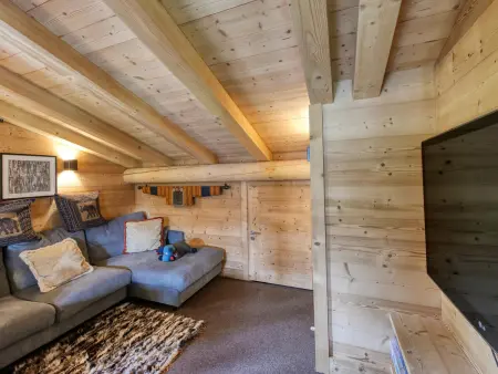 Chalet 8 pers. Saint-Gervais : pistes à deux pas, jardin et ski room : photo 3