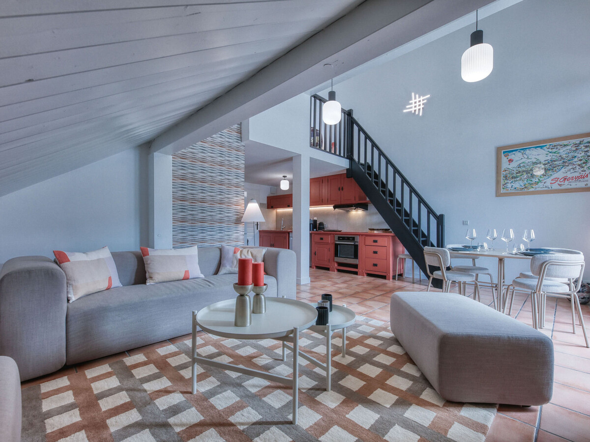 Duplex 83m² rénové, 3 chambres, centre Saint-Gervais - Photo 2