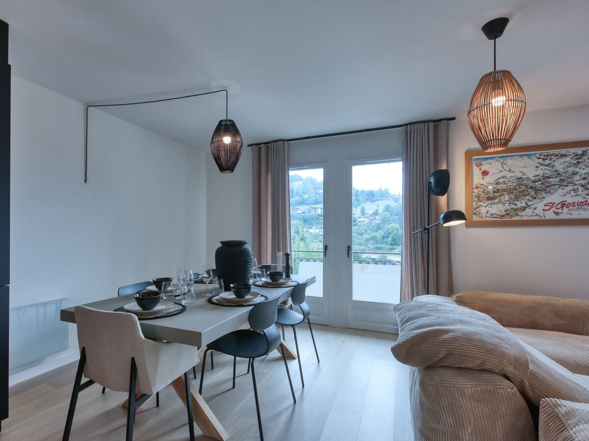 Appartement 4 pers, vue Mont-Blanc, centre Saint-Gervais - Photo 4