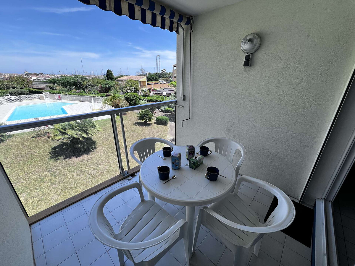 T2 cabine avec piscine et terrasse, Cap d'Agde - Photo 5