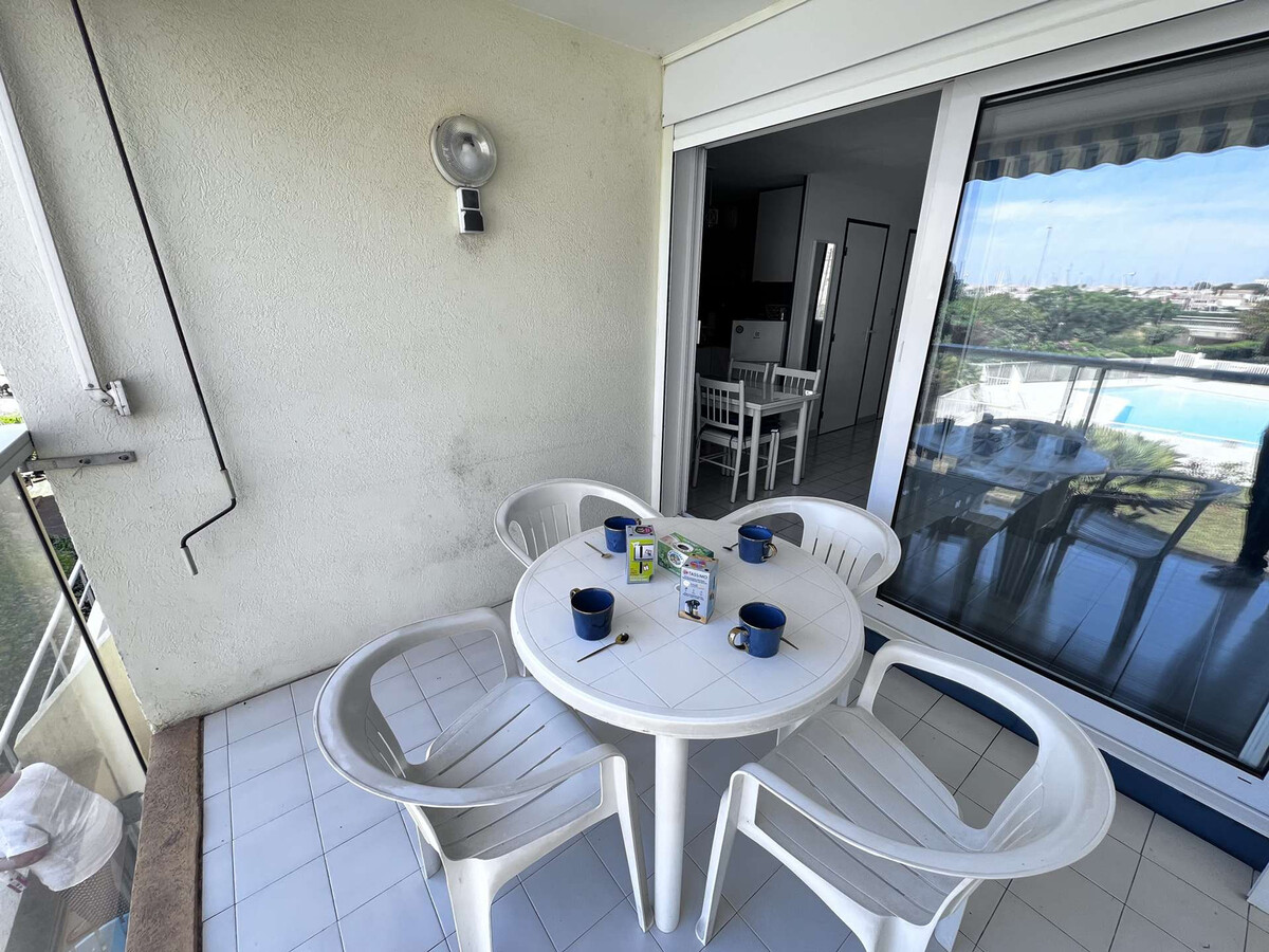 T2 cabine avec piscine et terrasse, Cap d'Agde - Photo 6