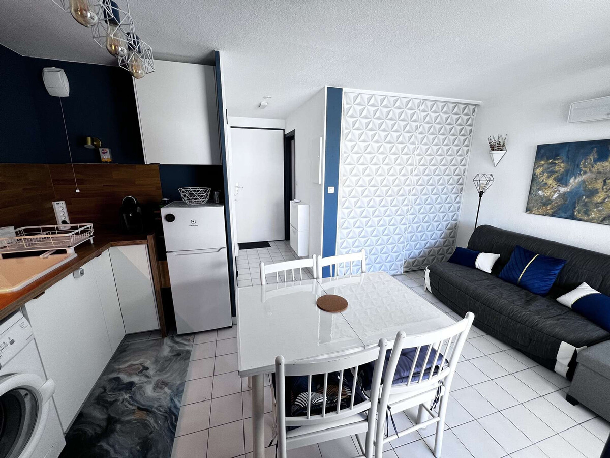 T2 cabine avec piscine et terrasse, Cap d'Agde - Photo 12