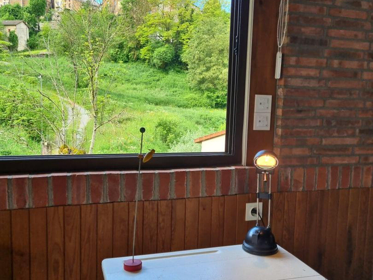 Gîte 6 pers. Néronde, vue village médiéval & jardin rivière - Photo 16