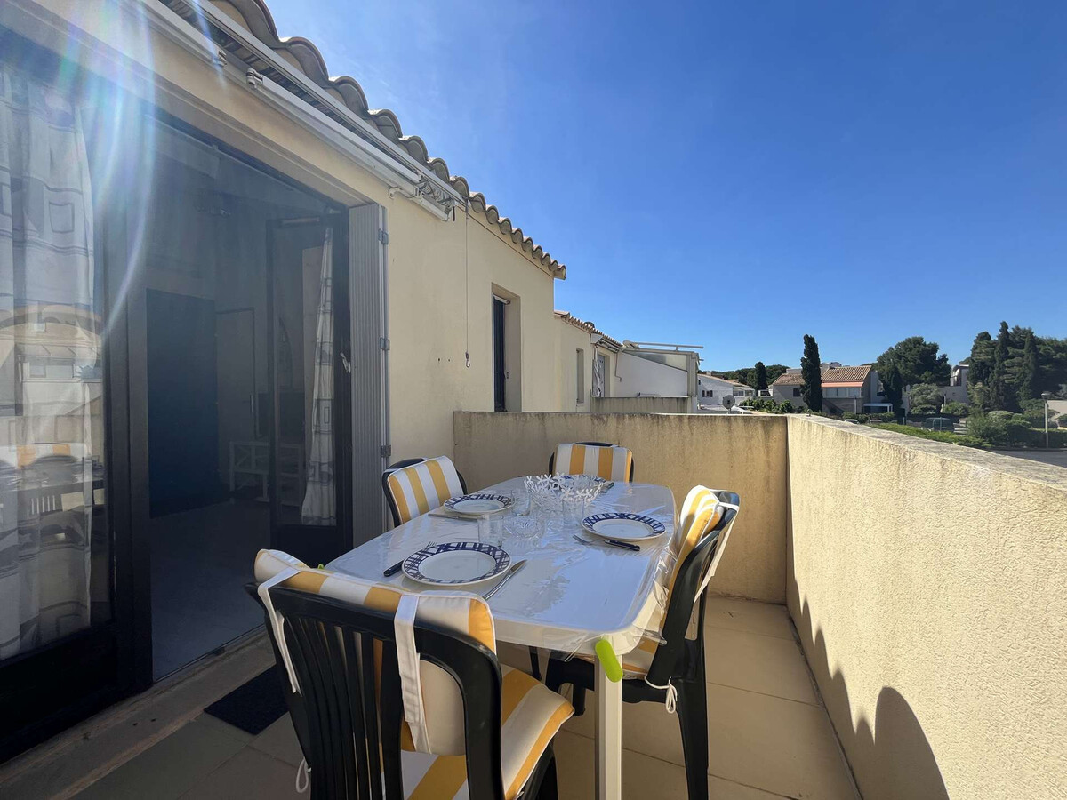 Appartement 4 pers. climatisé avec terrasse à Gruissan - Photo 1