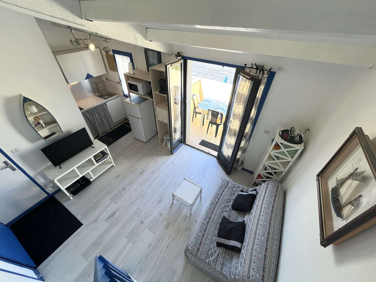 Appartement 4 pers. climatisé avec terrasse à Gruissan - Photo 2