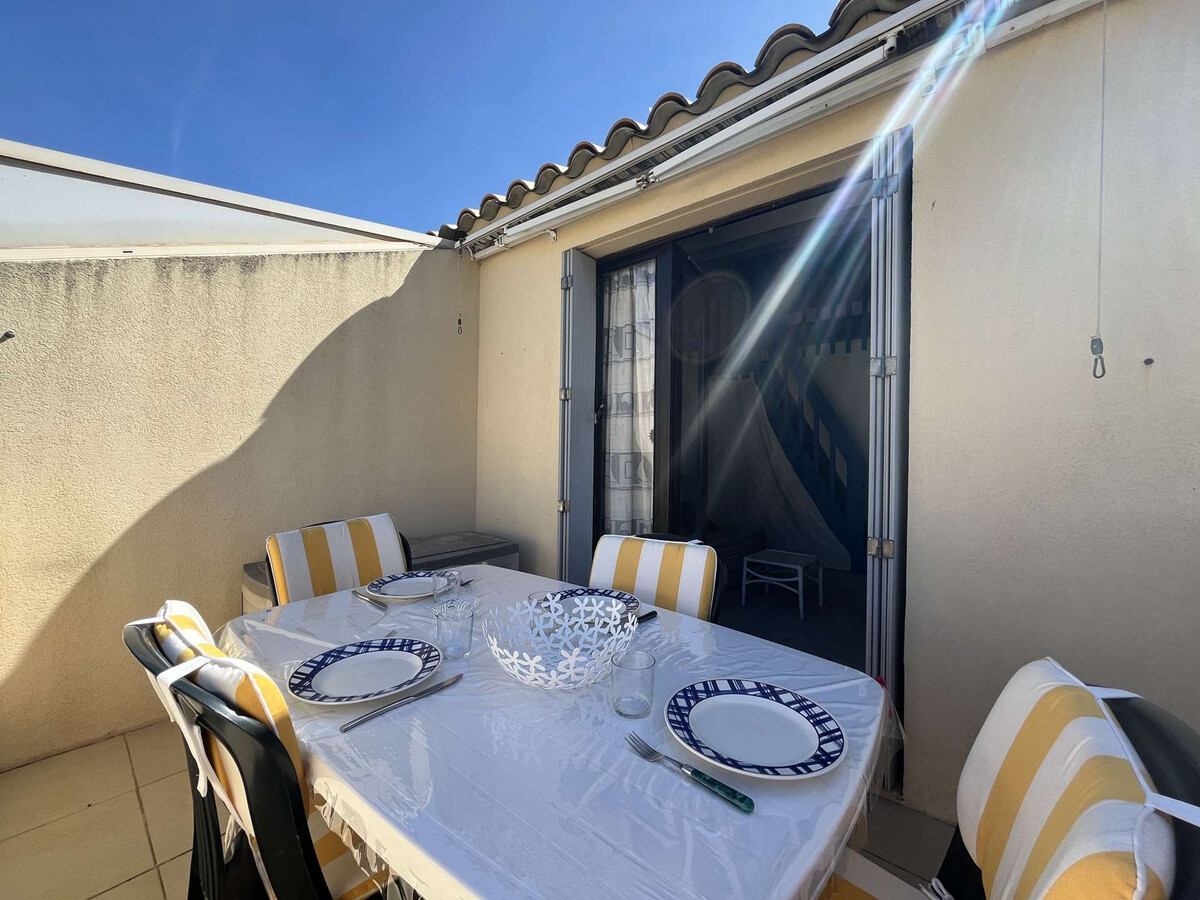Appartement 4 pers. climatisé avec terrasse à Gruissan - Photo 14