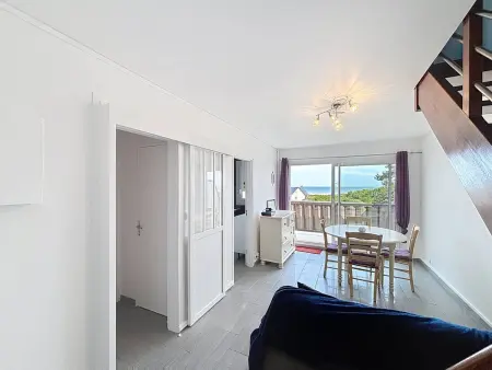 Location appartement à Merville Franceville Plage, Duplex 3 Pièces, 6 Pers., Vue Mer, Parking Privé