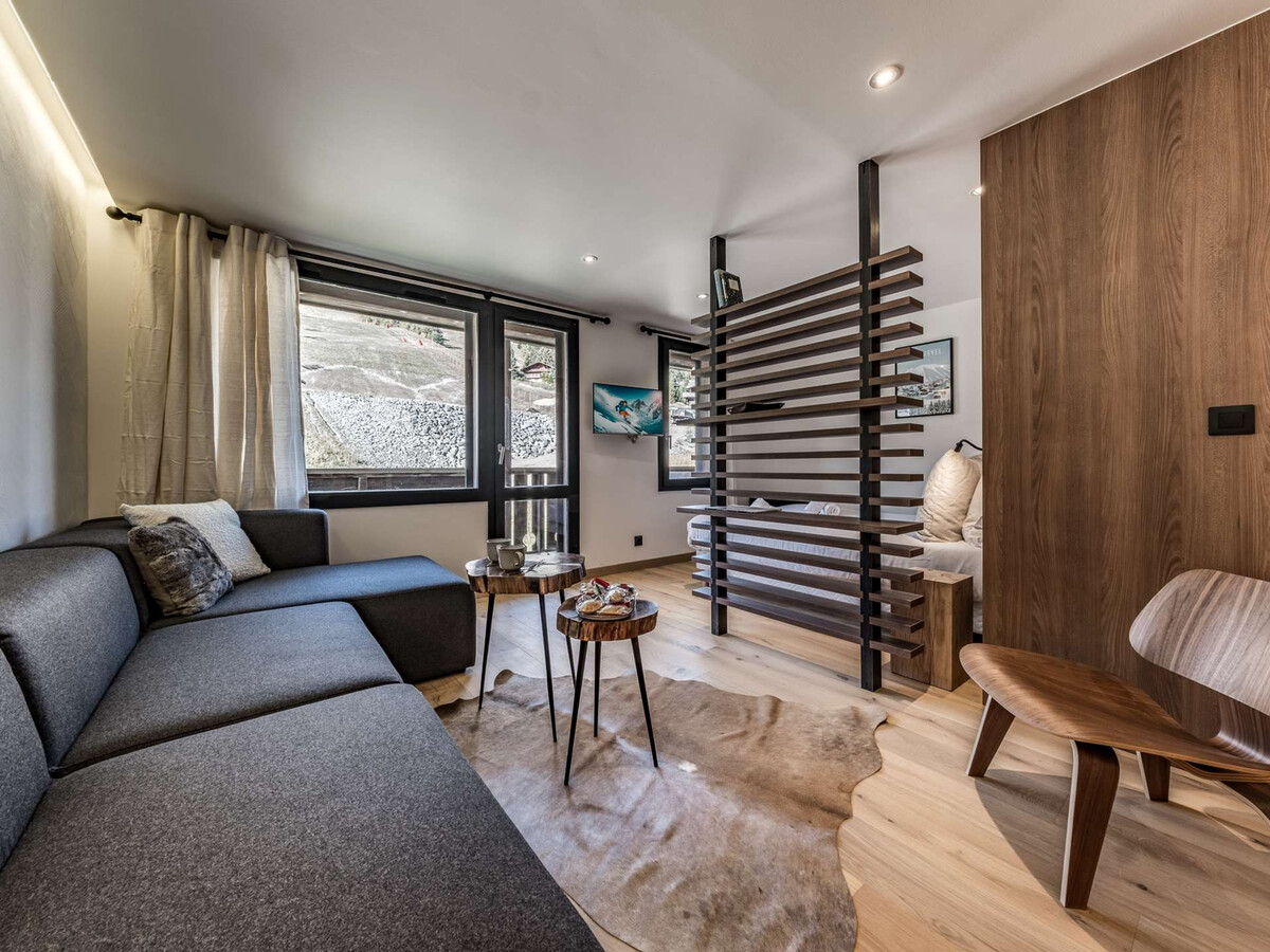 Studio cabine skis aux pieds à Courchevel 1850 - Photo 6