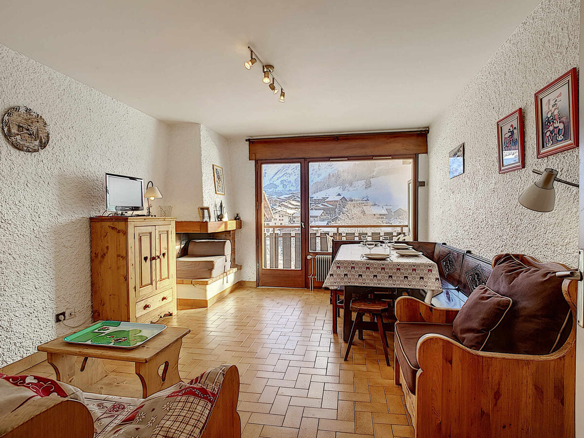 Studio 27 m² La Clusaz, 4 pers., balcon et cheminée - Photo 1