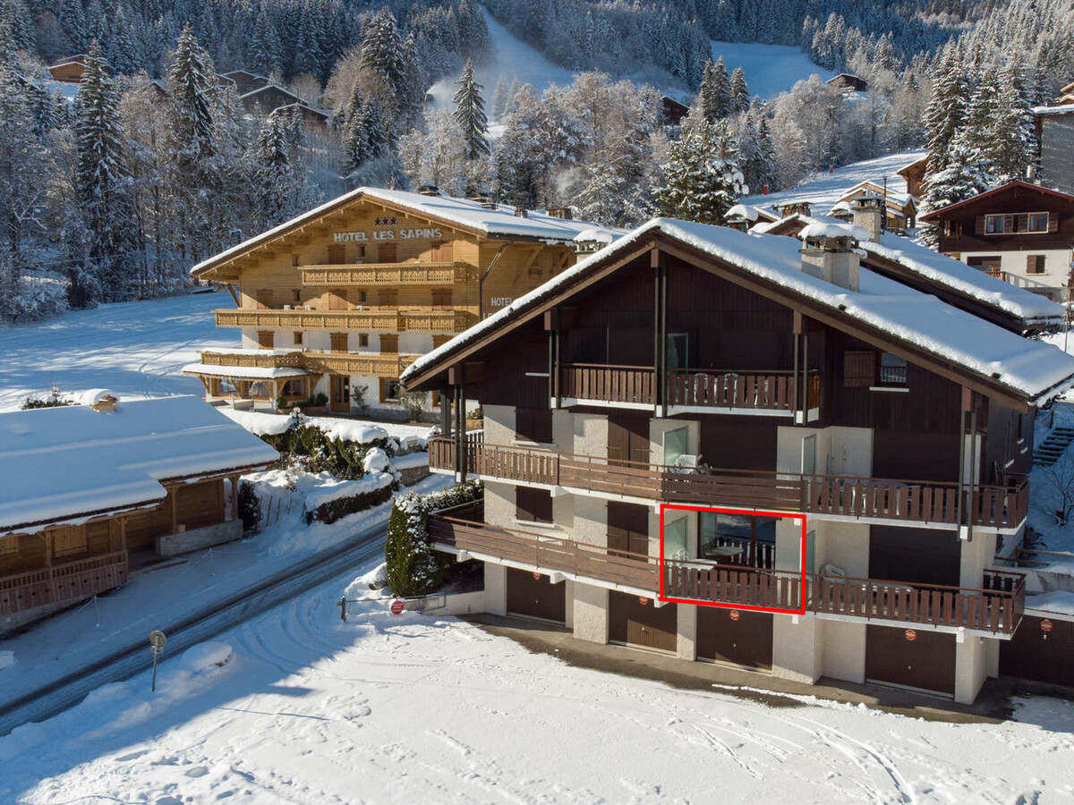Studio 27 m² La Clusaz, 4 pers., balcon et cheminée - Photo 8
