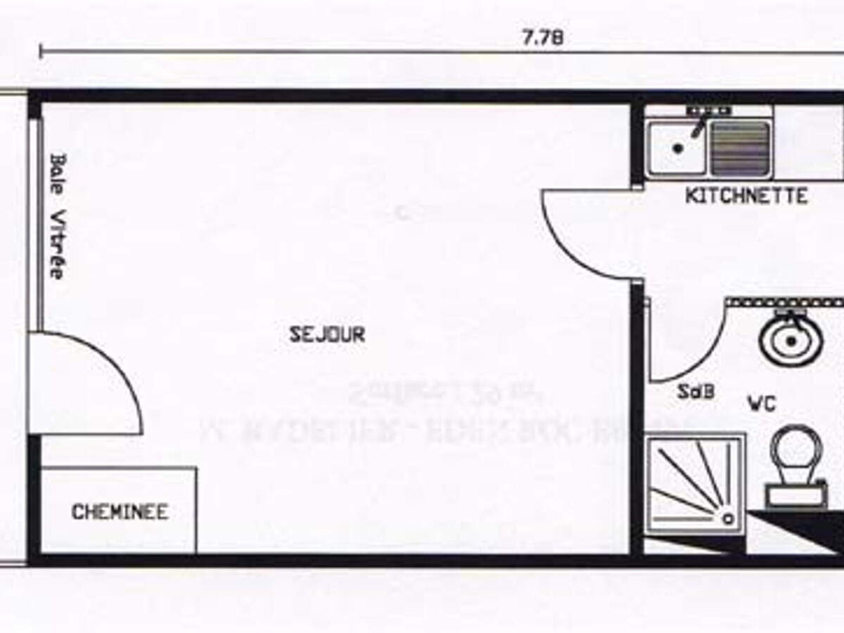 Studio 27 m² La Clusaz, 4 pers., balcon et cheminée - Photo 9