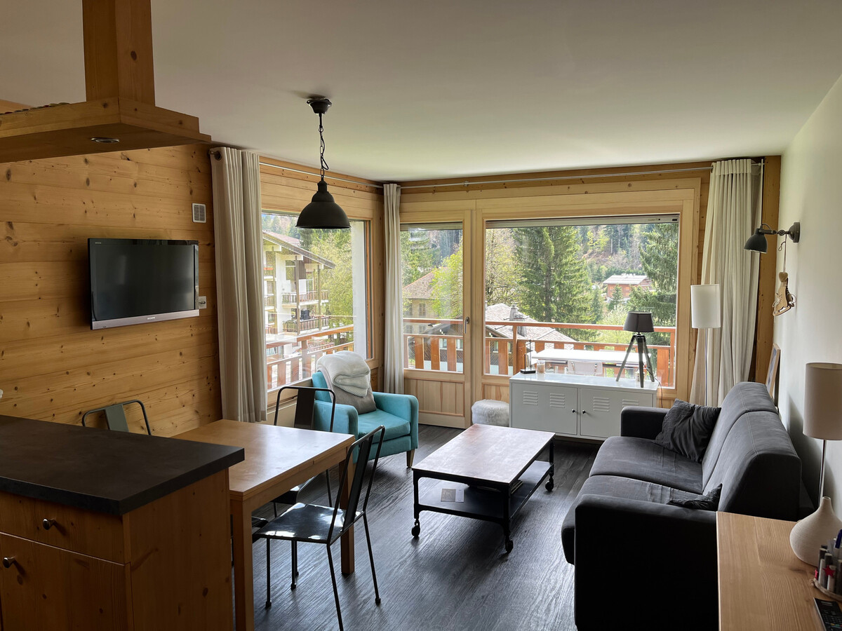 Appartement 5 pers. à 300 m du centre, accès skibus - Photo 1