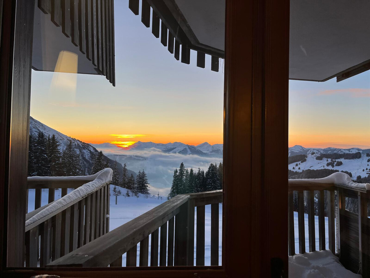 Appartement Avoriaz 4 pers, balcon sud-ouest vue domaine - Photo 12