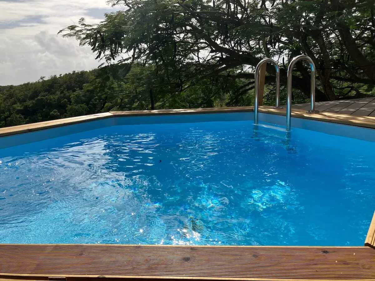 Chalet avec piscine privée chauffée à Le Gosier, Guadeloupe - Photo 13