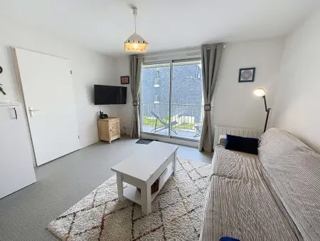 Appart 1 chambre avec balcon vue mer à Jullouville : photo 5