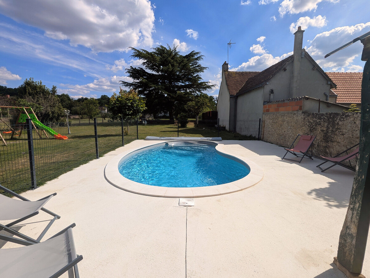 Gîte 6 pers. à Chabris : piscine, nature et châteaux - Photo 25