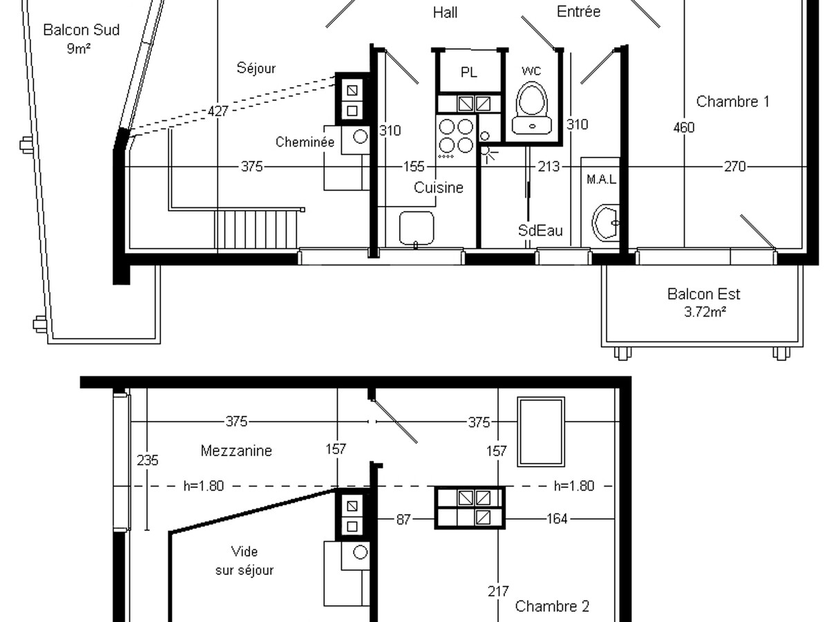 Appartement T3 La Clusaz, balcons vue pistes, 6 personnes - Photo 15