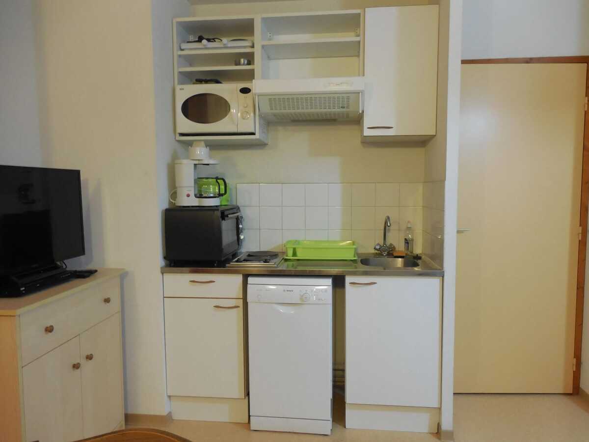 Appartement 31 m² vue montagne à Ignaux, piscine été - Photo 6