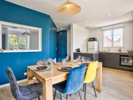 Location appartement à Merville Franceville Plage, Appartement charmant avec jardinet, proche plage, 2 chambres