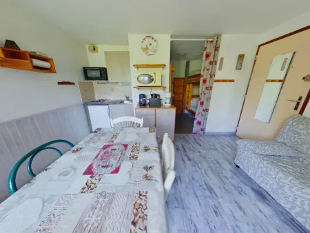 Studio 24 m² lumineux avec loggia aux Rousses : photo 7