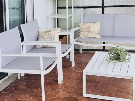 Studio Loomins rénové 2025, vue piscine à Tossa de Mar : photo 12