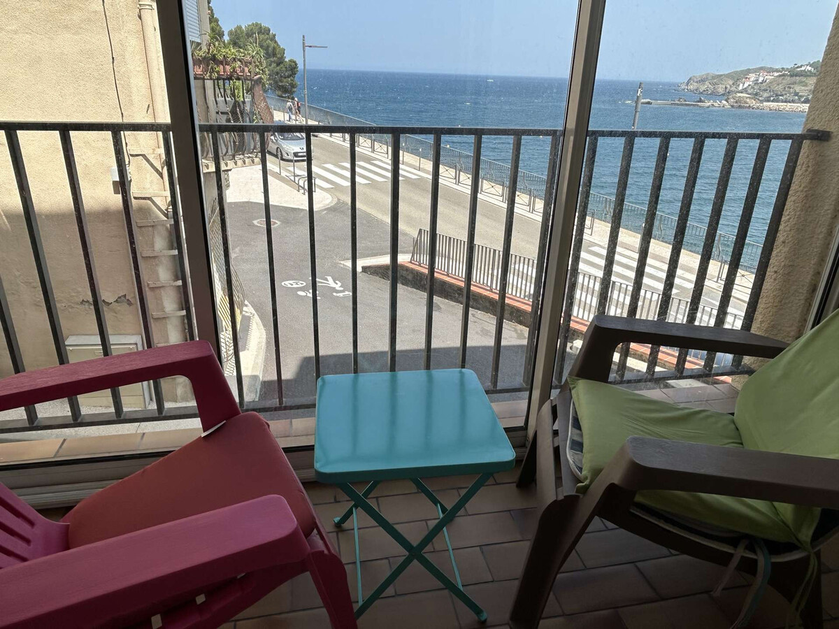 Studio cabine à Banyuls, vue mer, plage à 100 m - Photo 1