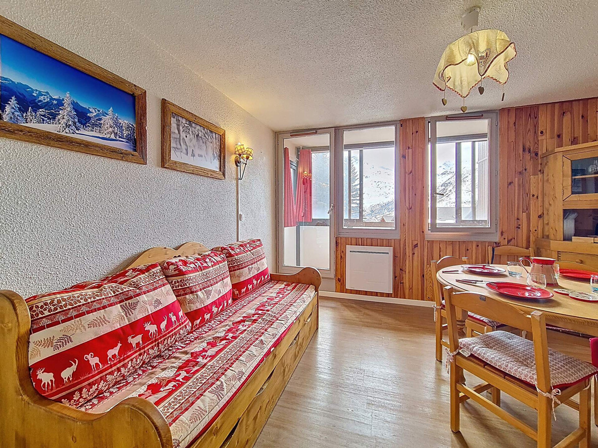 Studio 22m² aux Menuires avec balcon sud fermé - Photo 2
