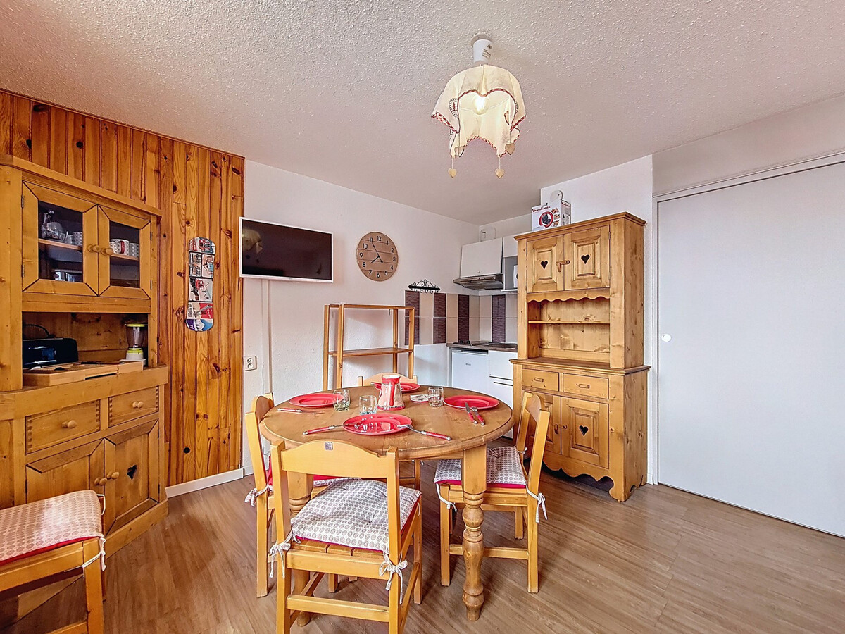 Studio 22m² aux Menuires avec balcon sud fermé - Photo 3