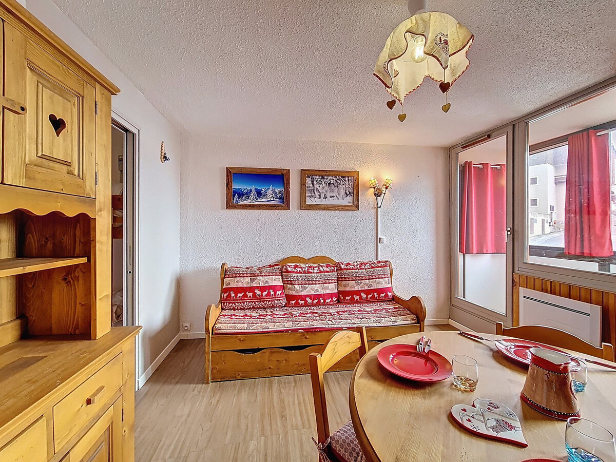 Studio 22m² aux Menuires avec balcon sud fermé - Photo 5
