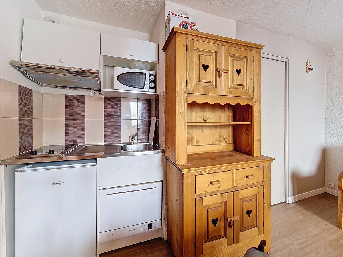 Studio 22m² aux Menuires avec balcon sud fermé - Photo 6