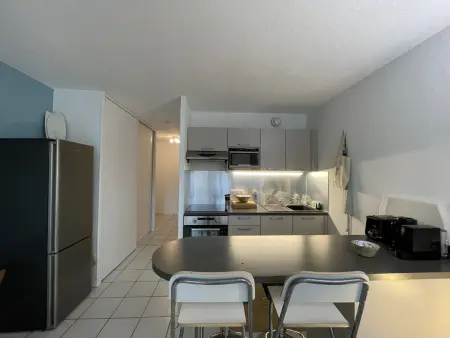 T2 avec jardinet et piscine partagée à Soustons, parking privé : photo 4