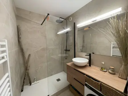 T2 avec jardinet et piscine partagée à Soustons, parking privé : photo 6