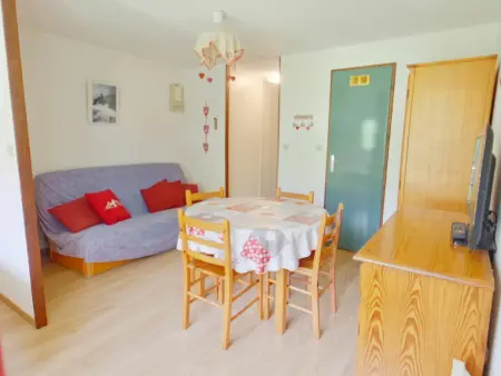 Studio 24 m² loggia Sud-Est aux Rousses : photo 5