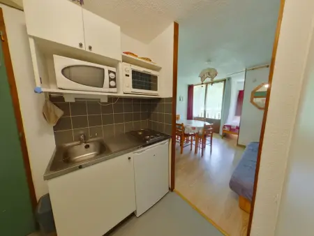 Studio 24 m² loggia Sud-Est aux Rousses : photo 7