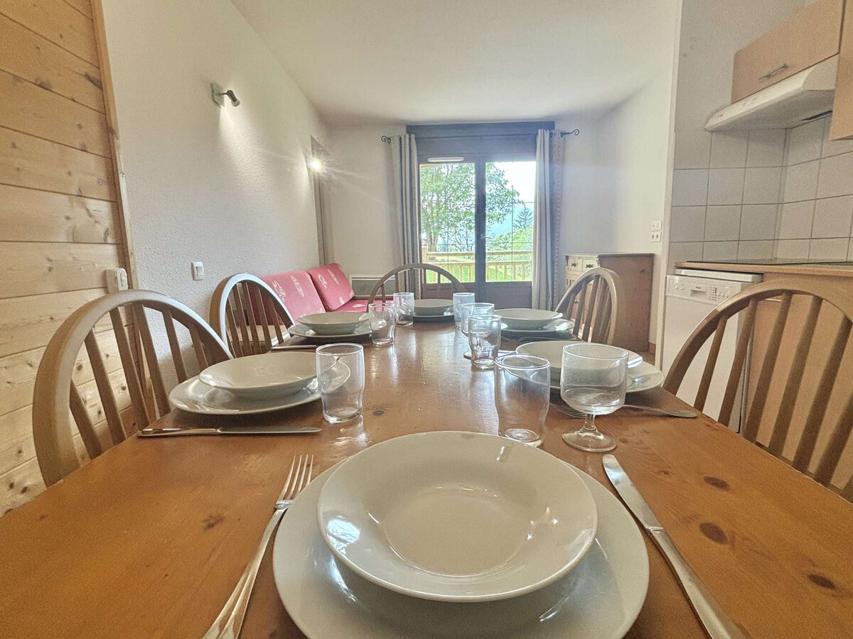 Appartement 6 pers. à Flumet, piscine et terrasse montagne - Photo 4