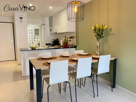 Appartement moderne près de la plage, climatisé, 2 chambres, avec jardin commun : photo 10