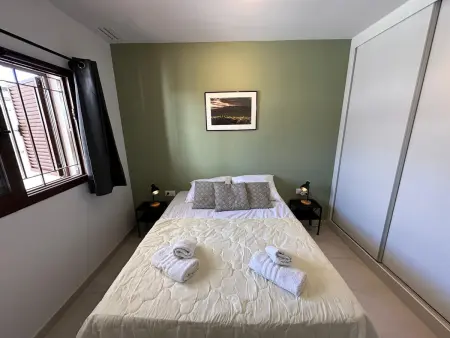 Appartement moderne près de la plage, climatisé, 2 chambres, avec jardin commun : photo 14