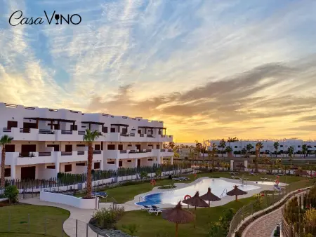 Appartement moderne près de la plage, climatisé, 2 chambres, avec jardin commun : photo 24